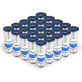 25 Pack Pleated Polypropylene Water Filter Cartridge 10x2.5 inch 50 Micron Z96980