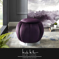 Purple Silver Ottoman L9603
