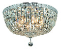 Chrome 8 Light Flush Mount Crystal H818267