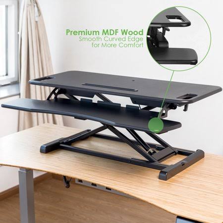 2-Tier Height Adjustable Standing Desk Converter Z545884