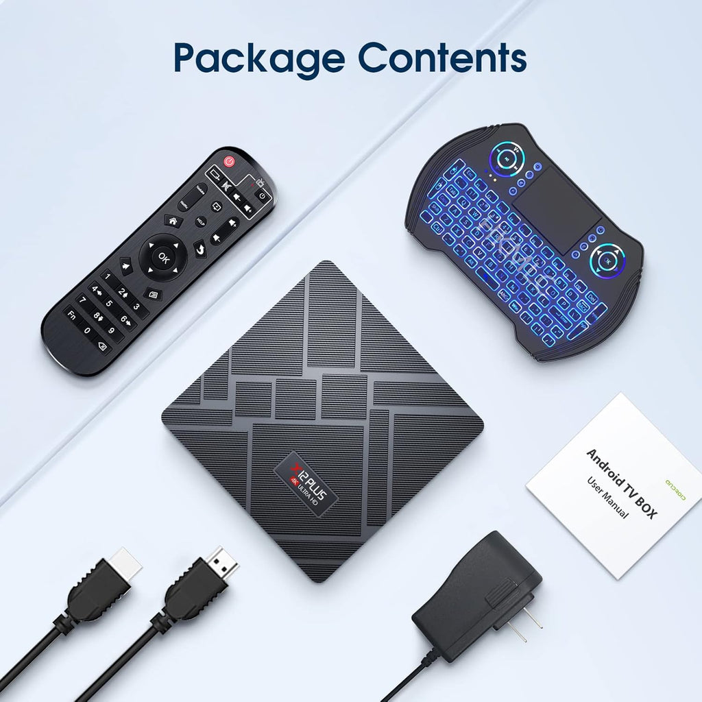 Android TV Box 4GB RAM 32GB ROM with Wireless Mini Keyboard Pack of 2 O103