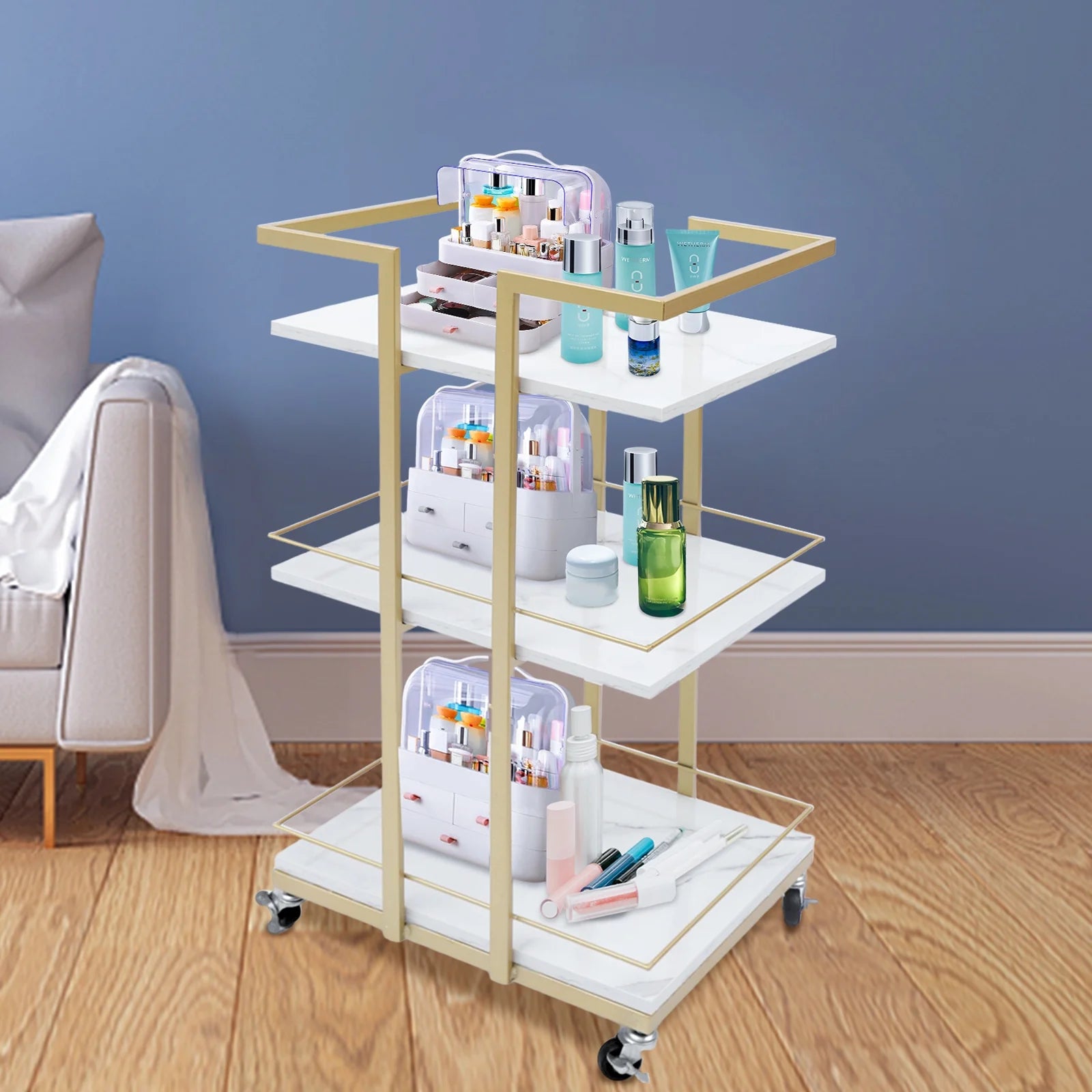 3 Layers Rolling Utility Cart B958