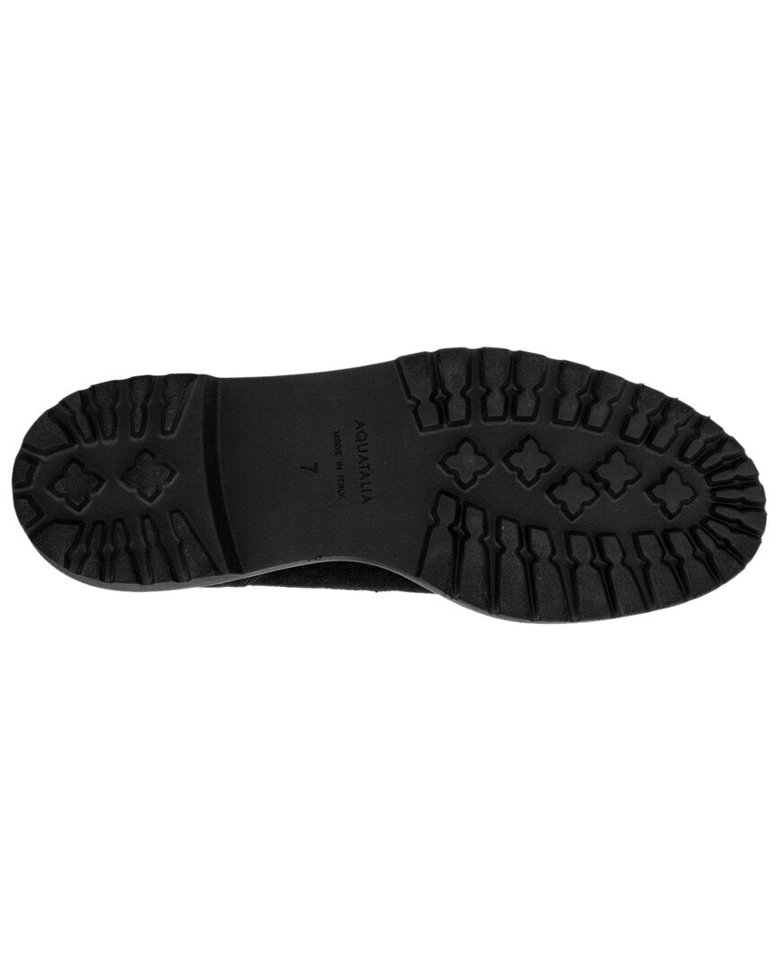 Black Suede Boot Y8111