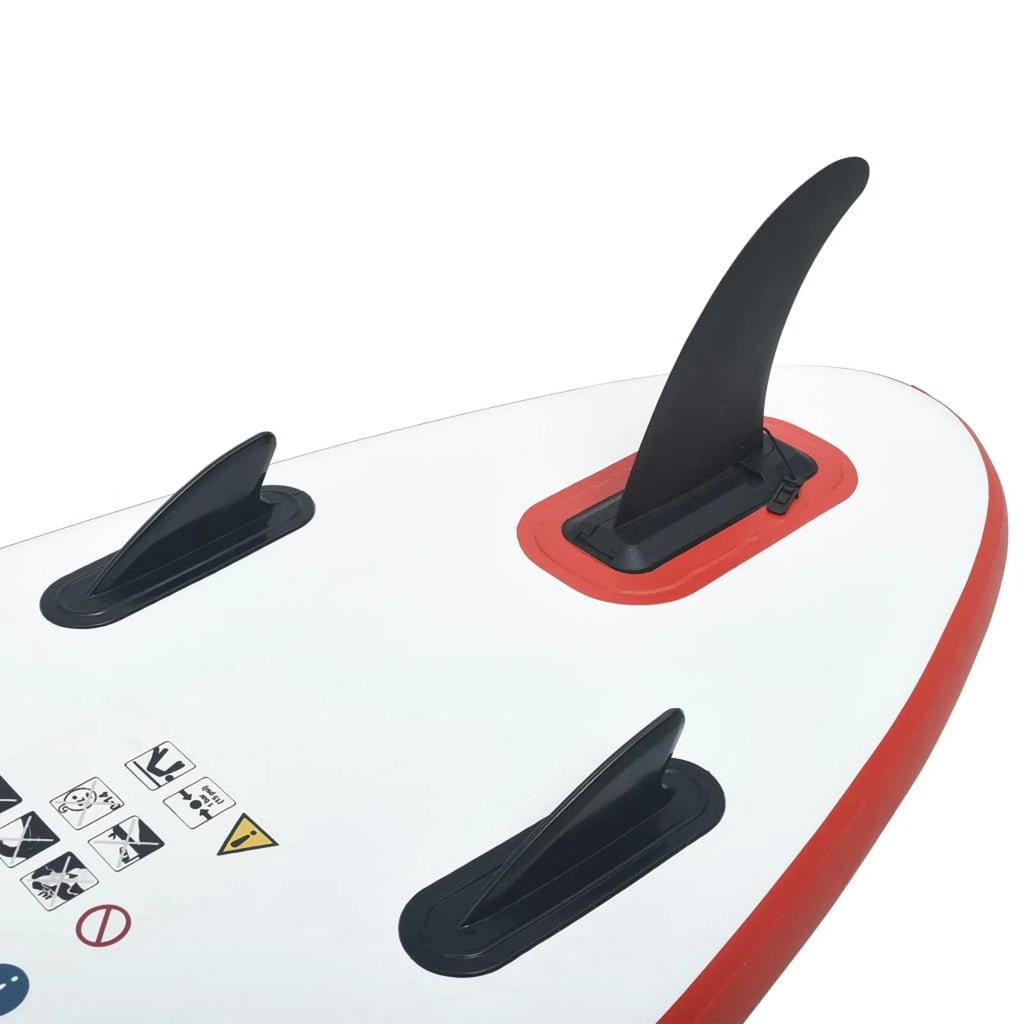 Inflatable Paddle Board Set with Oar, Fin, Hand Pump, Repair Kit and Carrying Bag K678