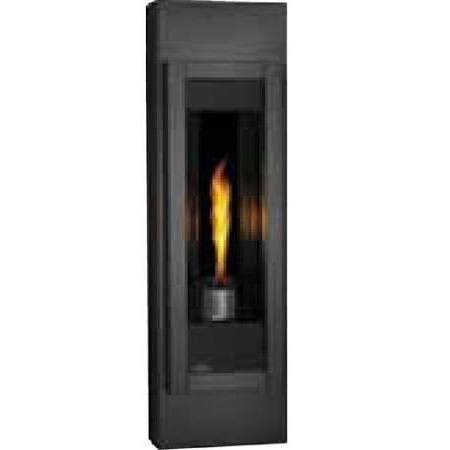 Metallic Black Adjustable Mounting Cabinet N158