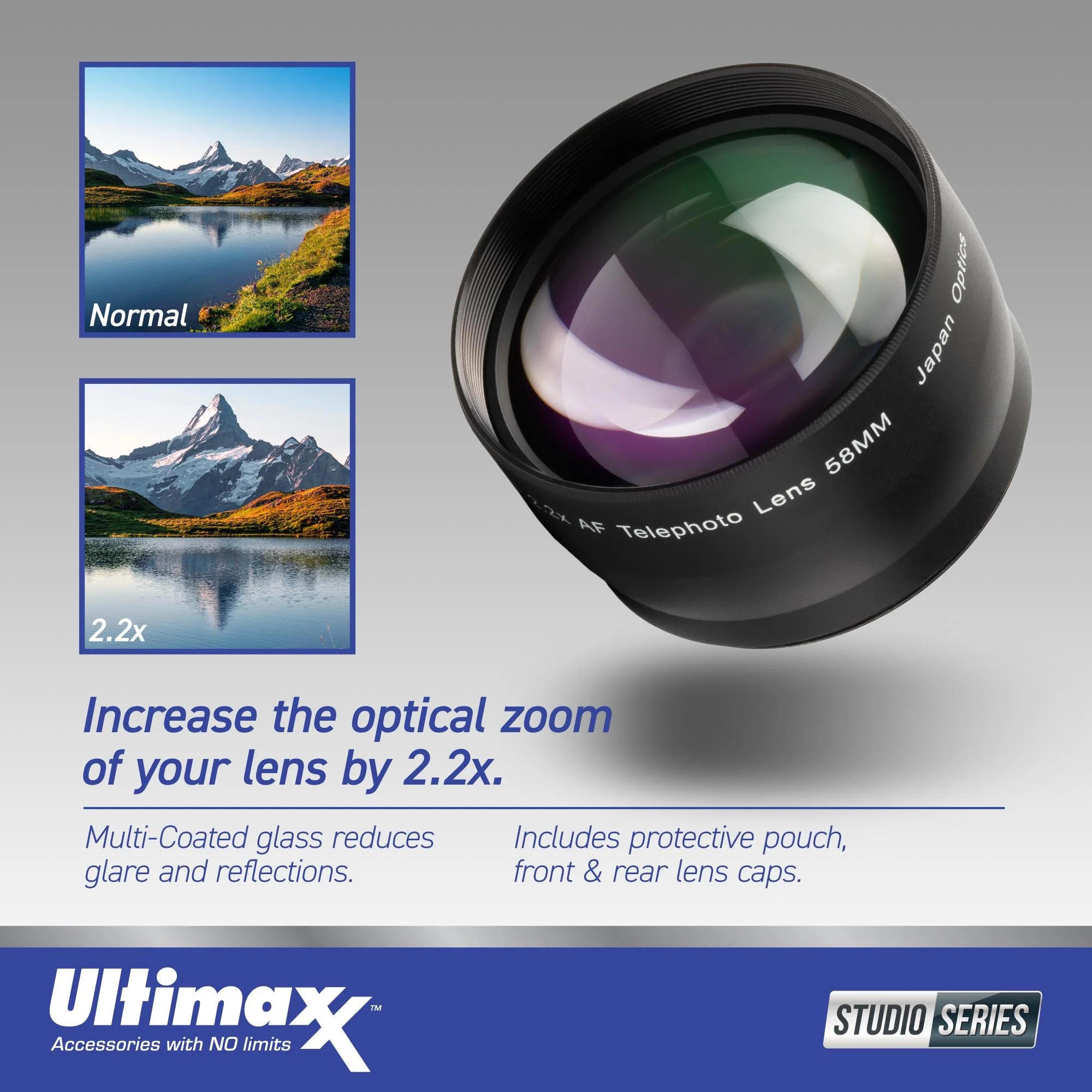 18pc Lens Bundle with Water-Resistant Lens Pouch U66695