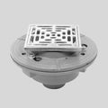 Cast Iron Floor Drain with Solid Nickel Bronze Top T303534