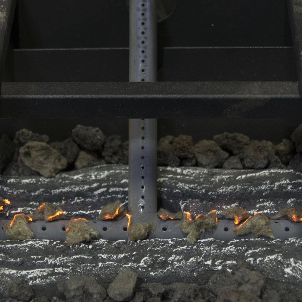 Vent-Free Gas Fireplace Logs with Thermostat and Remote T82141