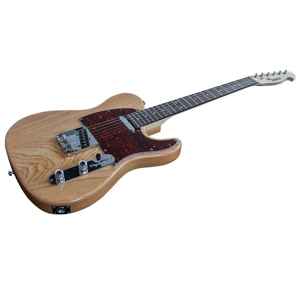 Natural Solid Ash Electric Guitar with Gig Bag O697271