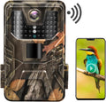4K 30MP H.265 WiFi Trail Camera with Night Vision, Waterproof IP66, 64GB SD Card Included M8400