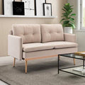 Velvet Sofa with Solid Wood Frame and Metal Legs X103