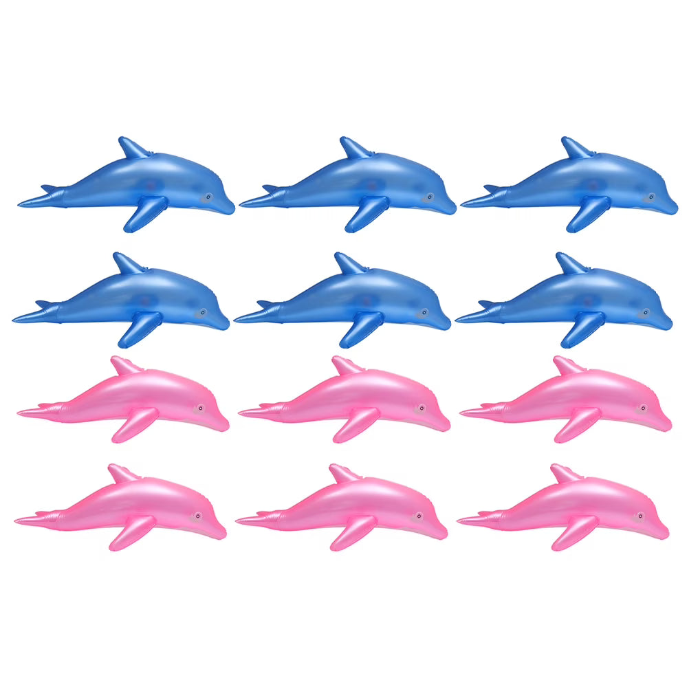 12pcs Pvc Inflatable Dolphin Toys Outdoor Toys G208