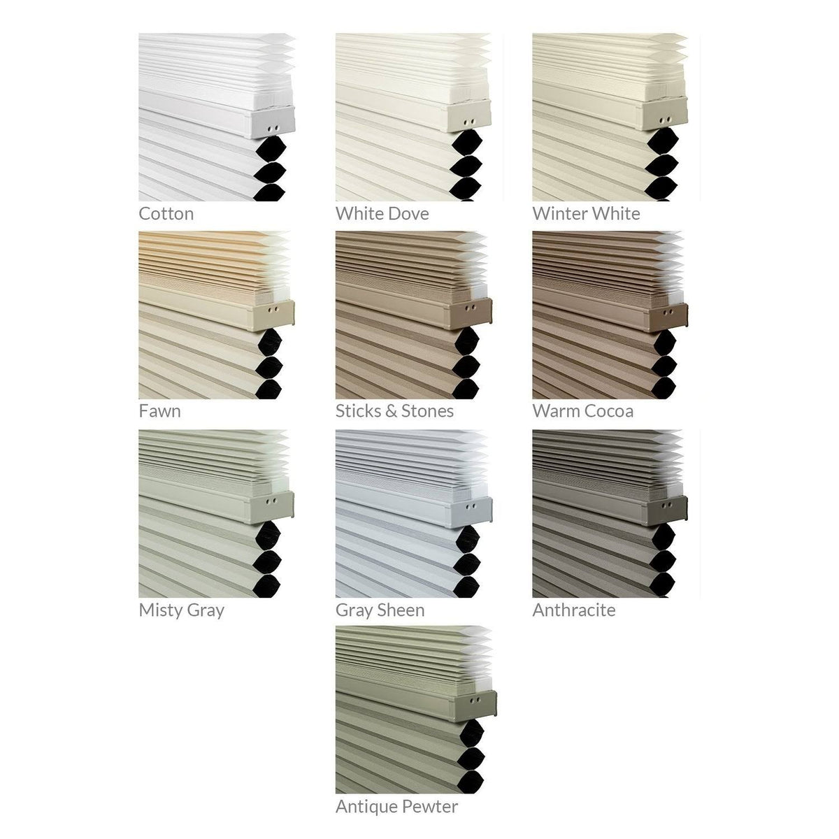 Cordless Cellular Shades D614