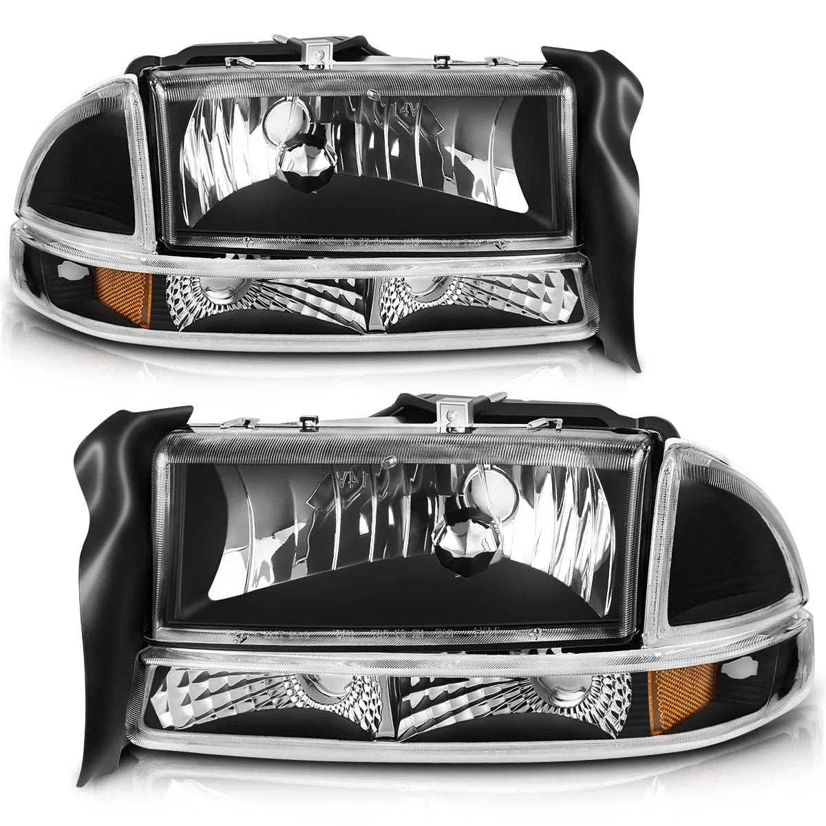 Black Bumper Signal Lamps K100372