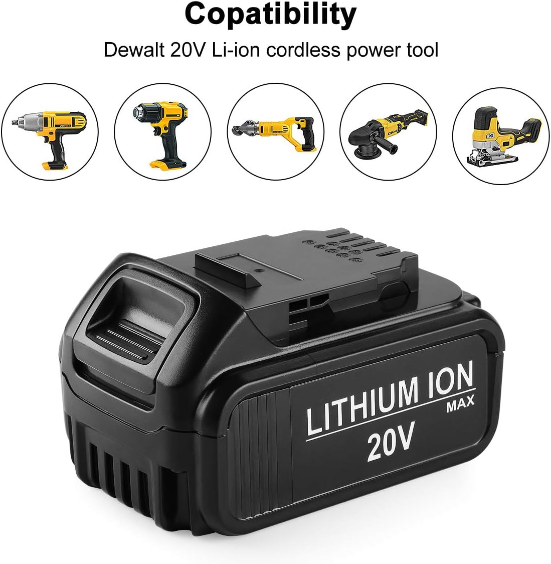 2 Pack 20V MAX Lithium Battery and Charger R25651