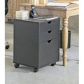 Black 3-Drawer Lateral Filing Cabinet X72091