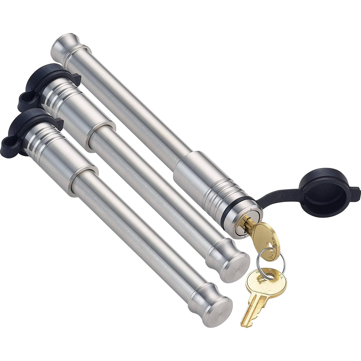 3 Pack Keyed Alike Stainless Steel Hitch Locks J962215