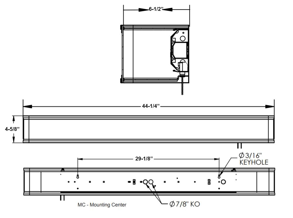 LED Overbed Light X3967