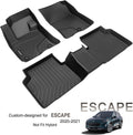 All Weather Guard Car Mats Front & Rear Row Full Set X262922