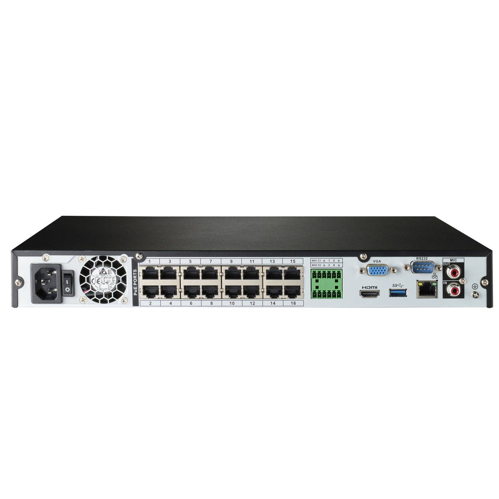 16-Channel 8-Camera 5MP Security System with 2TB HDD NVR B379