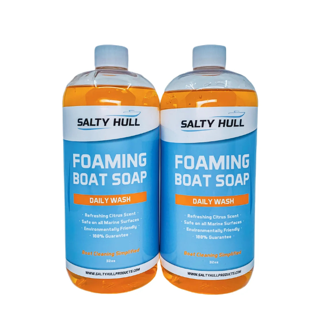 2 Bottles of Salty Hull Foaming Boat Soap O62237