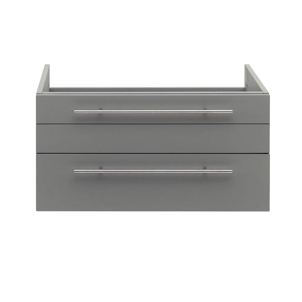 Gray Wall Hung Undermount Sink Cabinet U578