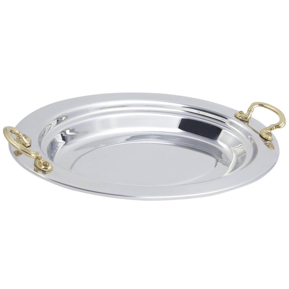 Oval Food Pan with Round Handle S3772