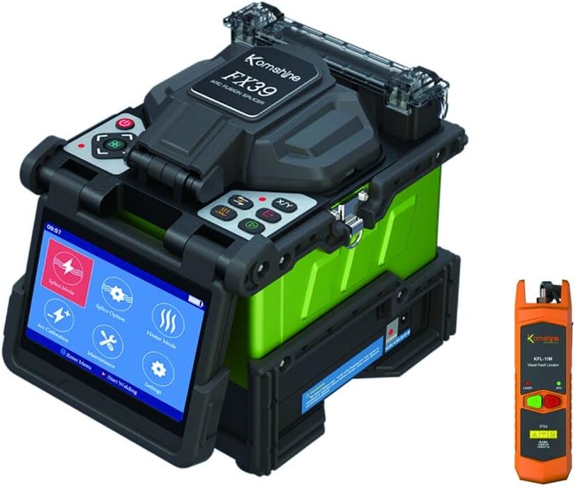 6s Fast Splice FTTH Fiber Fusion Splicer 6 Motors With Visual Fault Locator 10mw H97593