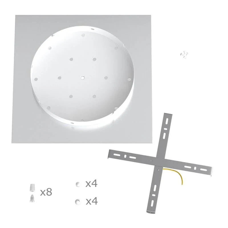 Extra Large Square Ceiling Canopy Kit Matt White T814965
