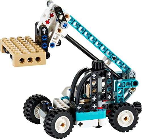 2 in 1 Telehandler Forklift Tow Truck Building Set N8294
