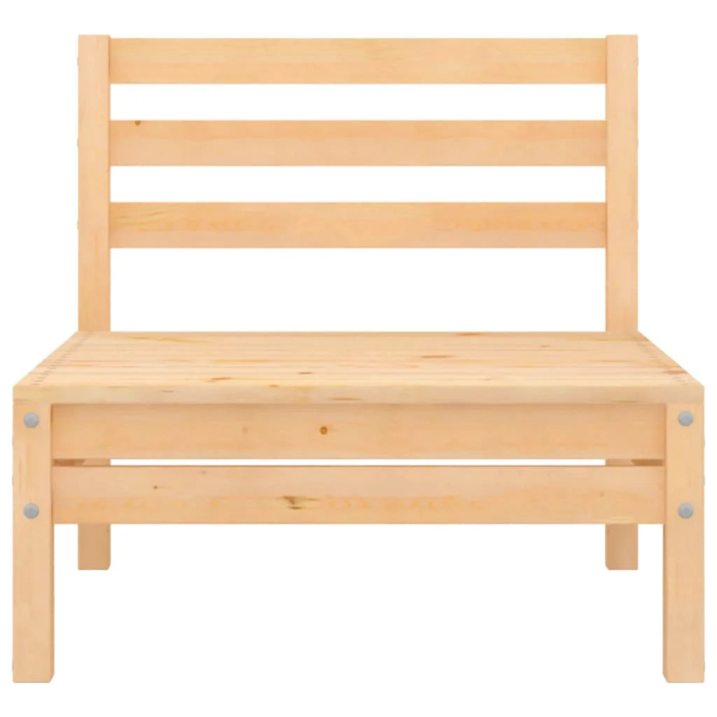 Patio Middle Sofa Solid Pinewood F700839