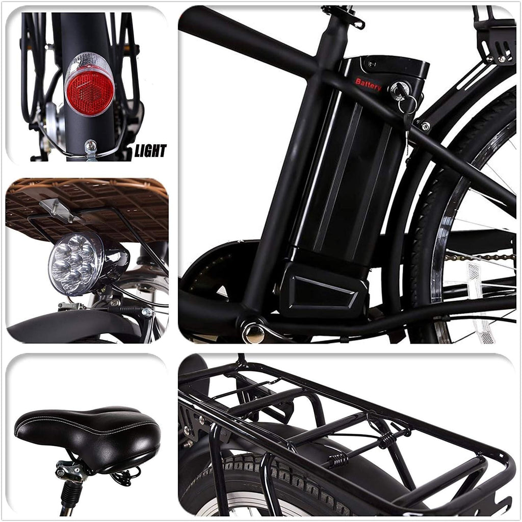 26 Adult Electric Bicycle with Removable 36V 10A Lithium Battery Q857211