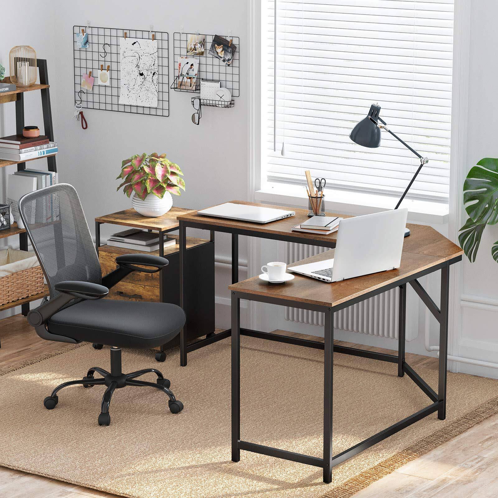 L-Shaped Corner Computer Desk D1615