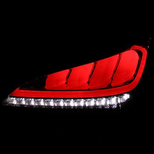 Smoke Lens Chrome Bezel Sequential Full LED Tail Light K701110