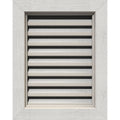 Primed Rough Saw Vertical Gable Vent C36136