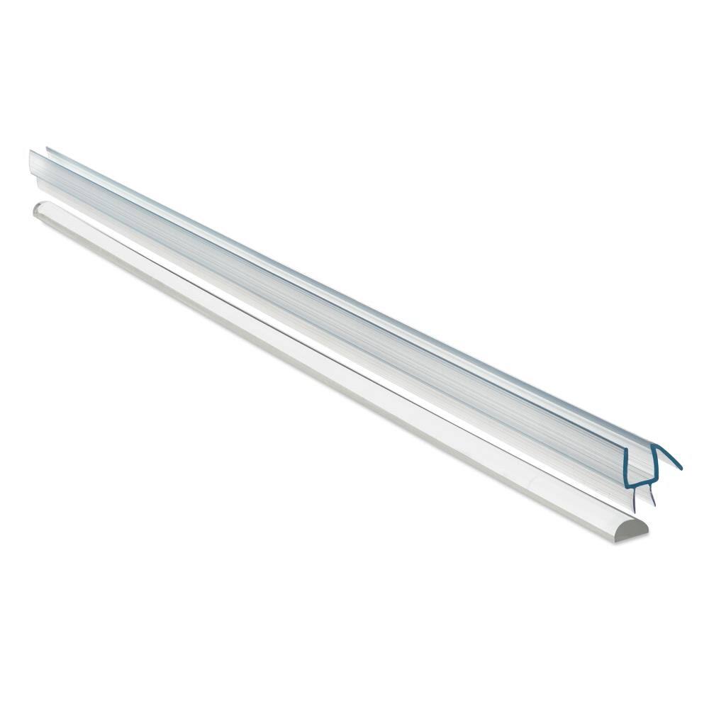 Chrome Frameless Hinged Shower Door N165765