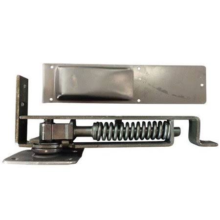 Satin Nickel Double Action Floor Mount V736