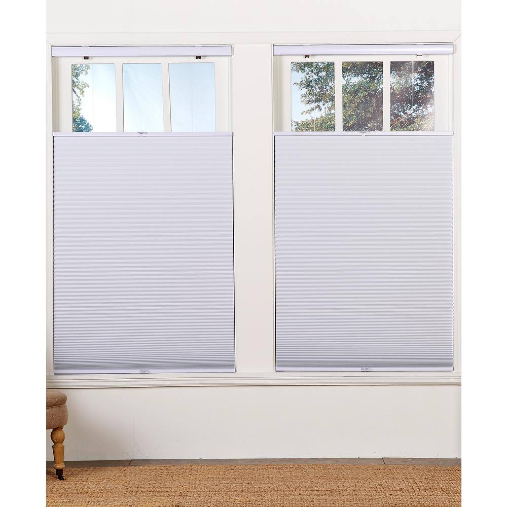 White Cordless Blackout Cellular Shade - 25in. W x 72in. L O749645