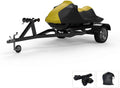 Yellow/Black All Weather Jet Ski Cover with Trailer Straps and Storage Bag Y37993