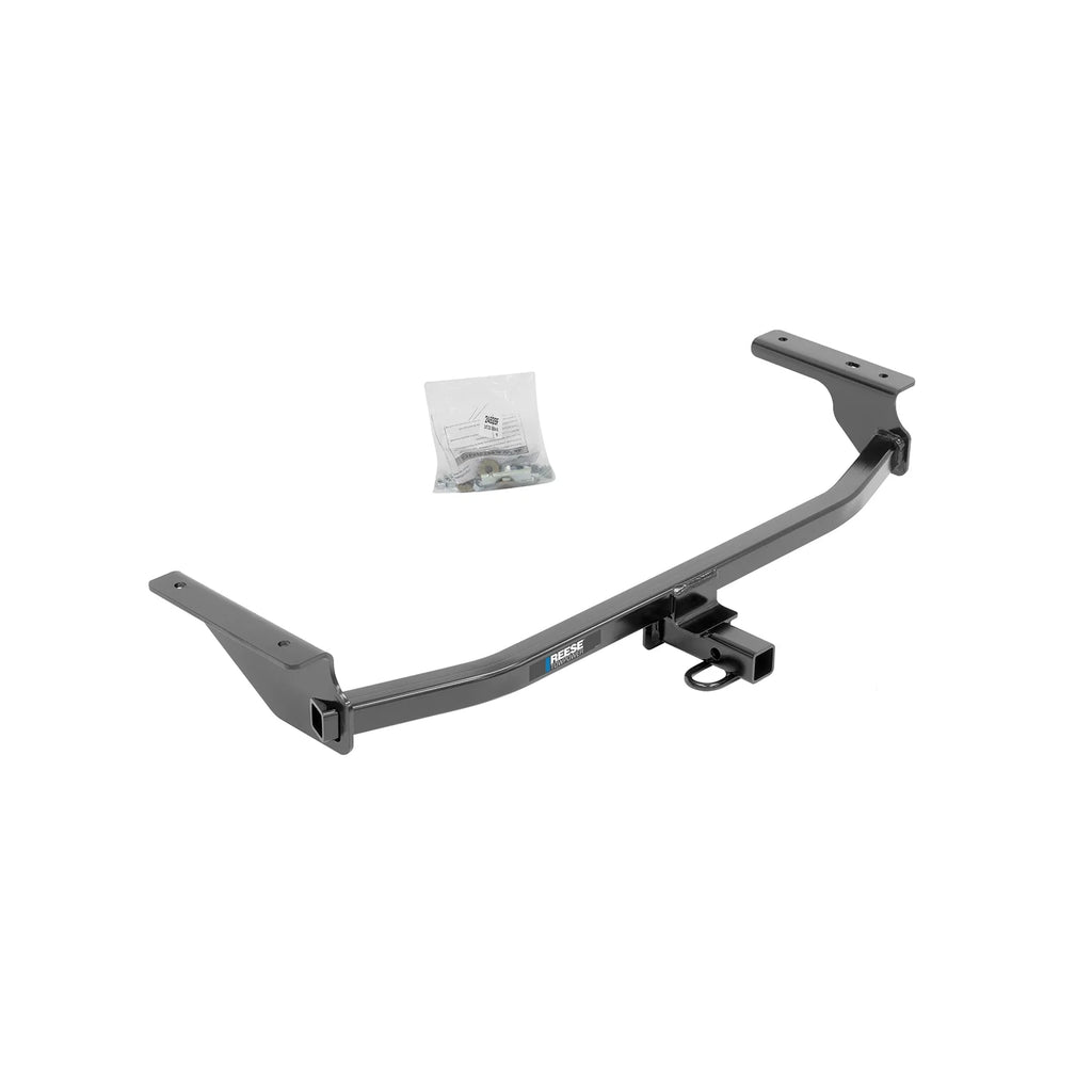 Class 1 Trailer Hitch, 1-1/4 Inch Square Receiver, Black Q466479