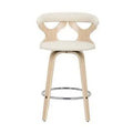 Cream Fabric Counter Stools (Set of 2) R543094