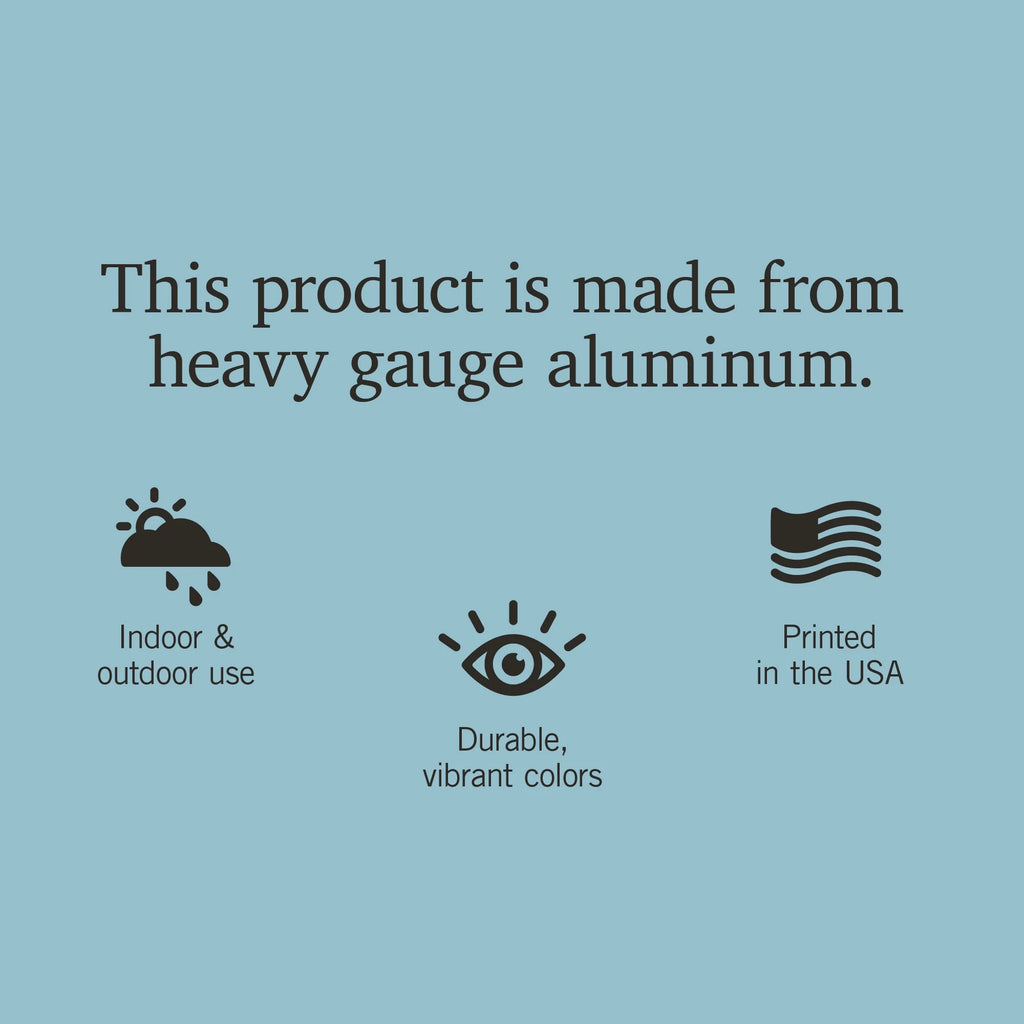 12x18 Aluminum Metal Sign Decor Q2391