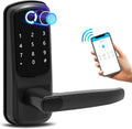 Pack of 2 Smart Lock with Fingerprint, App, Code, Key and IC Card X291398