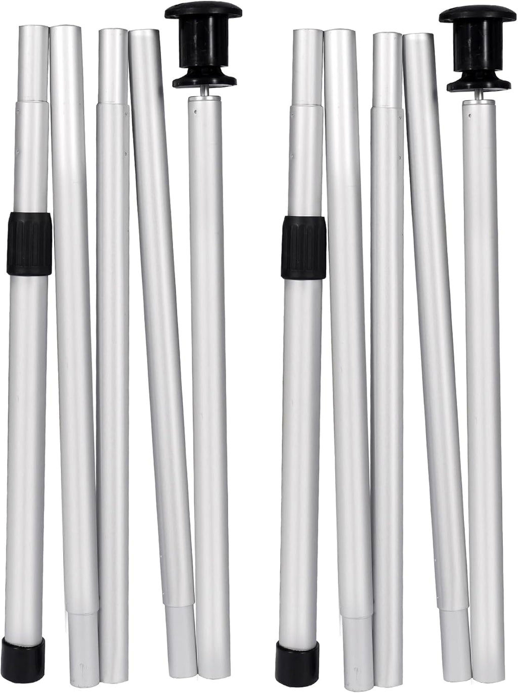 Adjustable Aluminum Tarp Poles Set of 2 P63753
