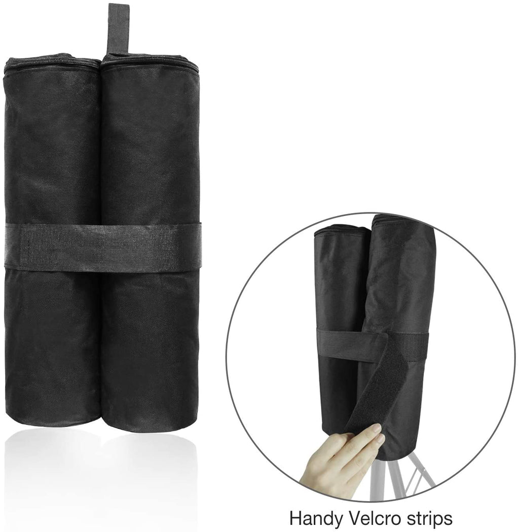 Black Weight Bag Outdoor Canopy Weights (8 Pieces) O5796