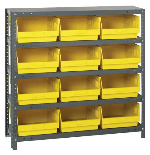12 Bins Blue Bin Shelving N231