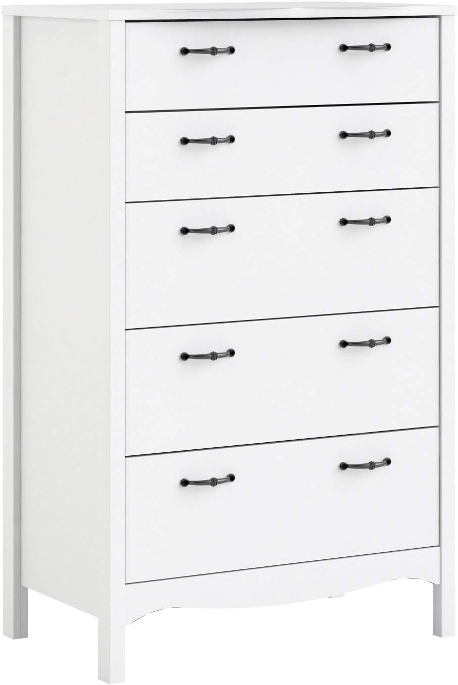 White 5 Drawer Chest T54064