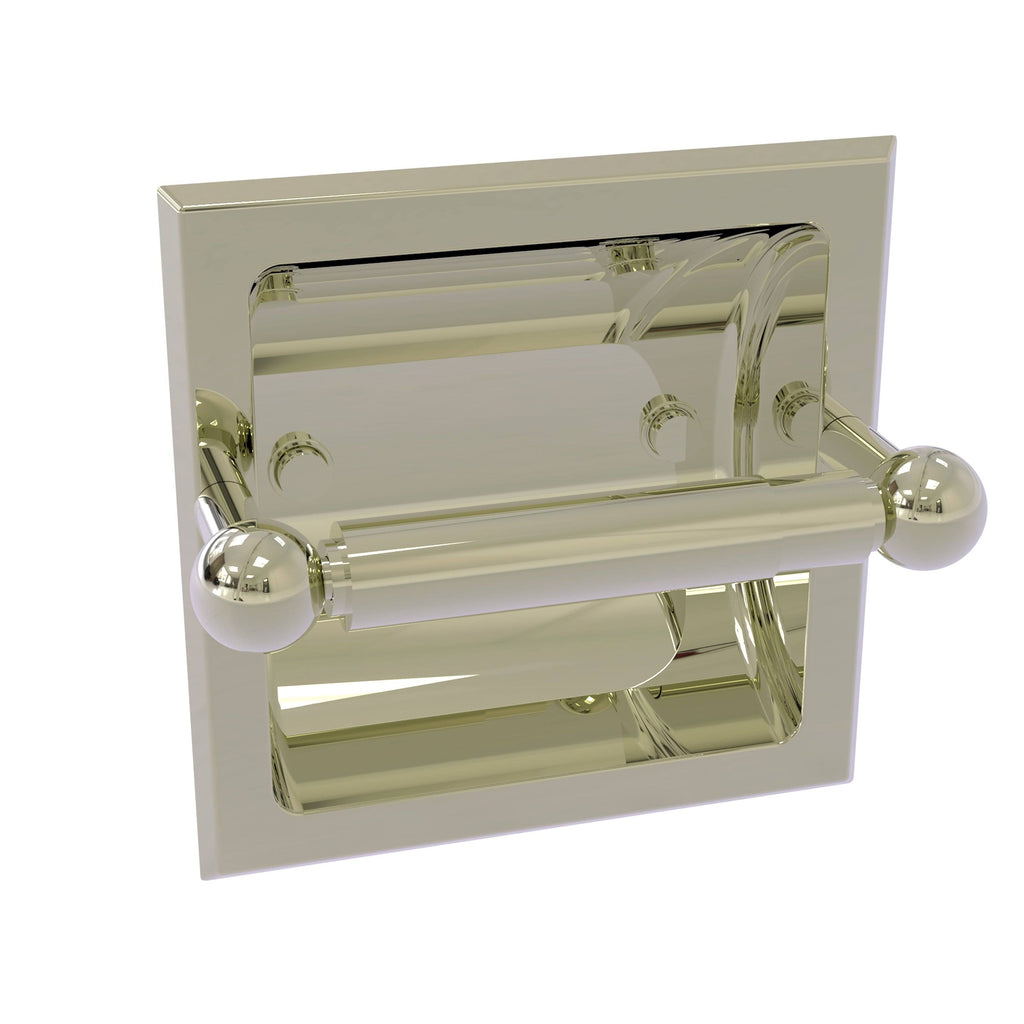 Recessed Toilet Paper Holder Polished Nickel V8378
