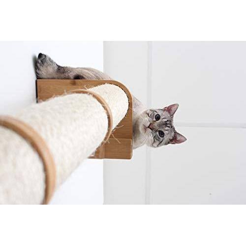 Cat Mod Climbing Vertical Sisal Pole Wall, Unfinished D4363