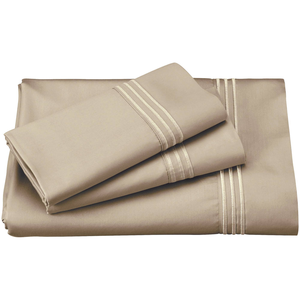 Sand Split King Sheet Set E19366